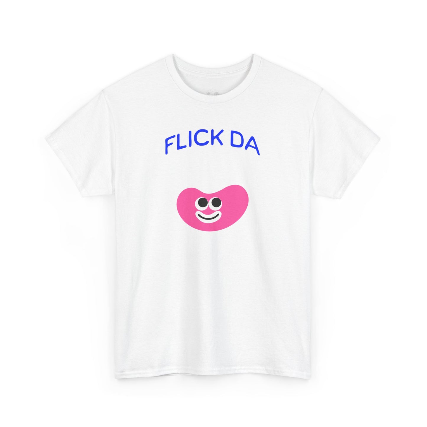 Flick Da Bean T-shirt , Funny T-Shirt, Fun Casual Wear, Gift for Friends, Everyday Summer Style, Comfortable Tee