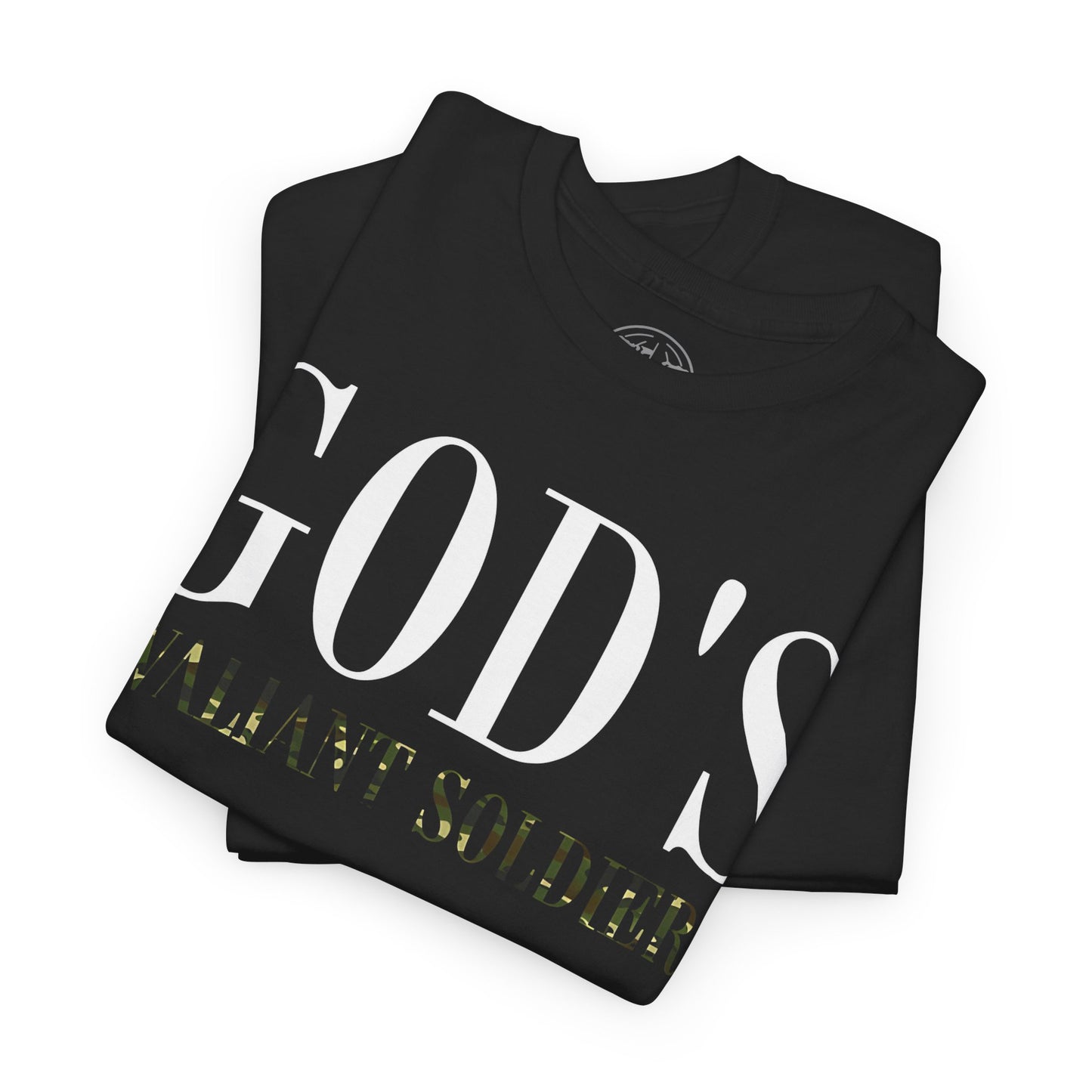 God's Valiant Soldier T-Shirt — Christian Faith Inspirational Tee