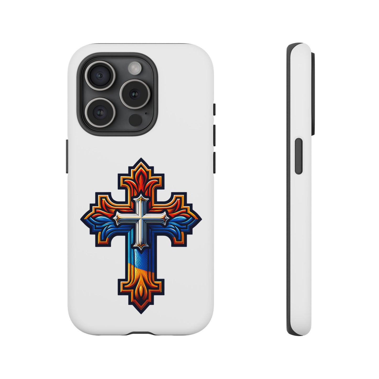 Armenian cross flag phone case iPhone Samsung Google, Christian phone case, white phone case