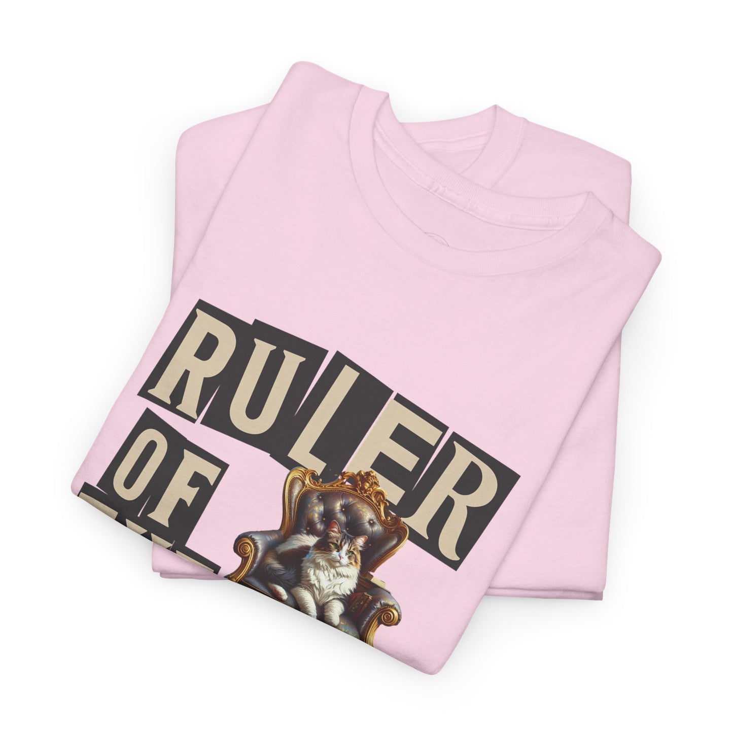 Ruler of the House Tee, Funny Pet Shirt, Gift for Cat Lovers, Unisex Cotton Tee, Casual Wear for Pet Owners