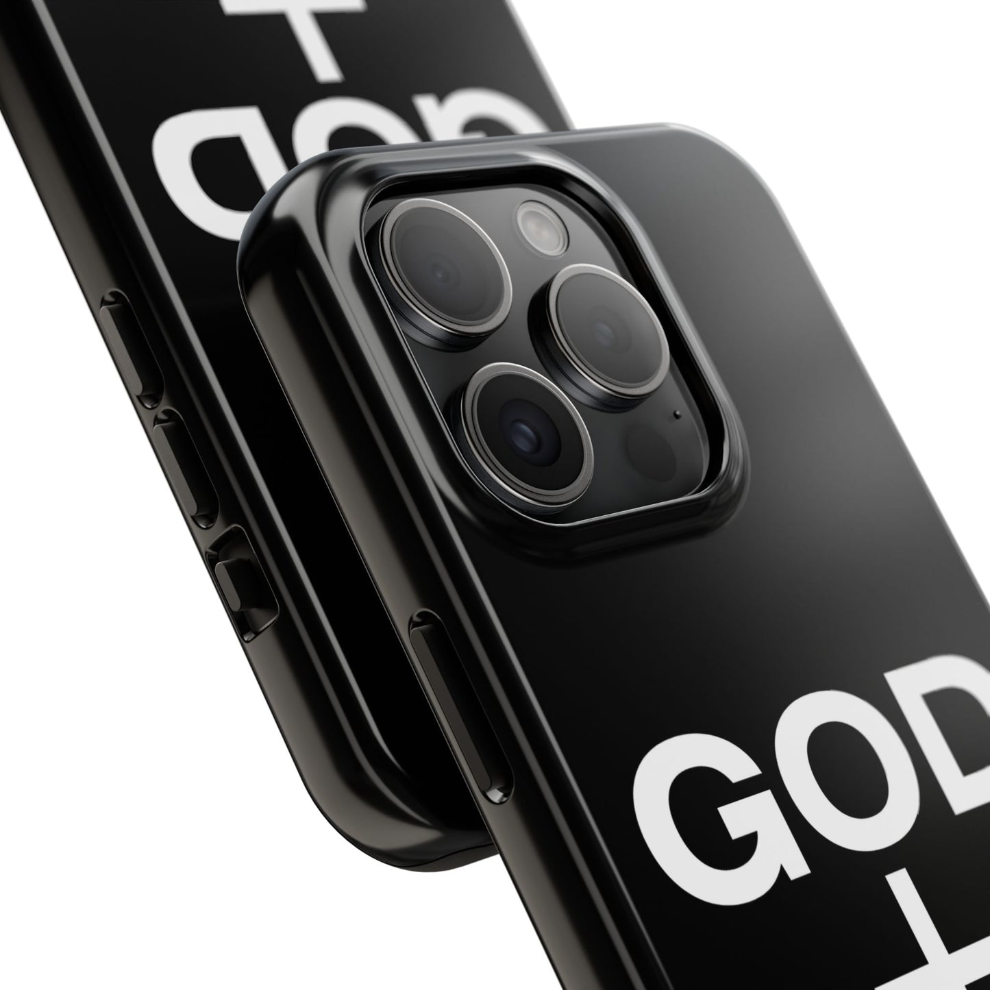 God First iPhone compatible phone case | Christian cross phone case faith accessory