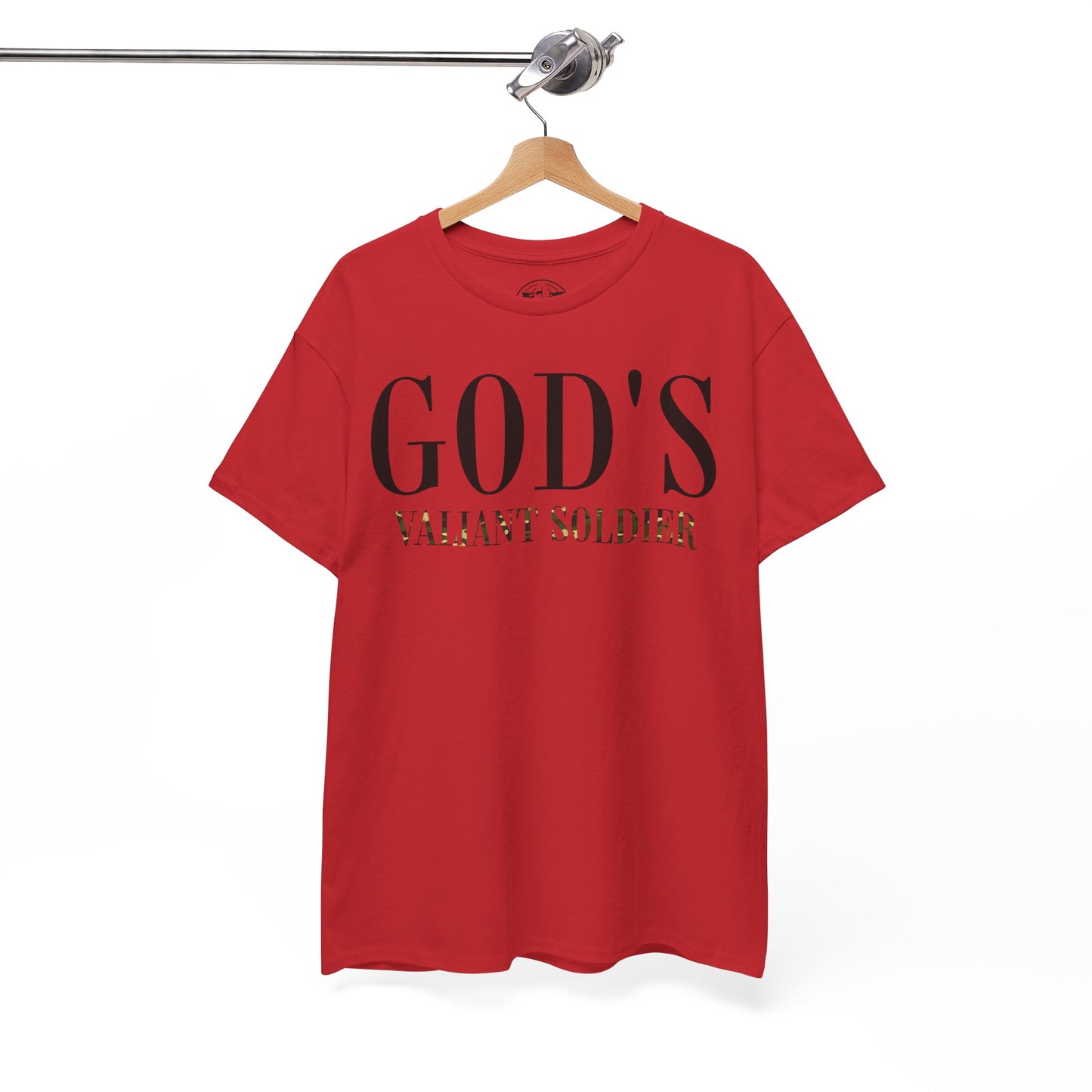 God's Valiant Soldier T-Shirt — Christian Faith Inspirational Tee
