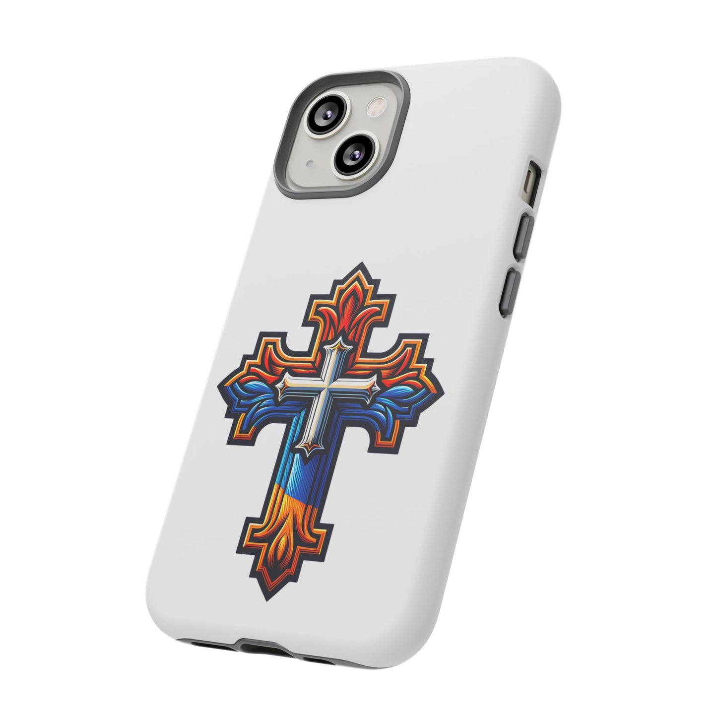 Armenian cross flag phone case iPhone Samsung Google, Christian phone case, white phone case
