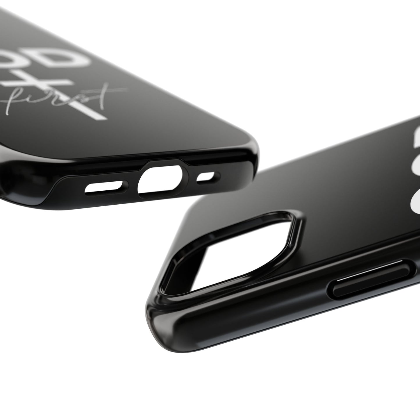 God First iPhone compatible phone case | Christian cross phone case faith accessory