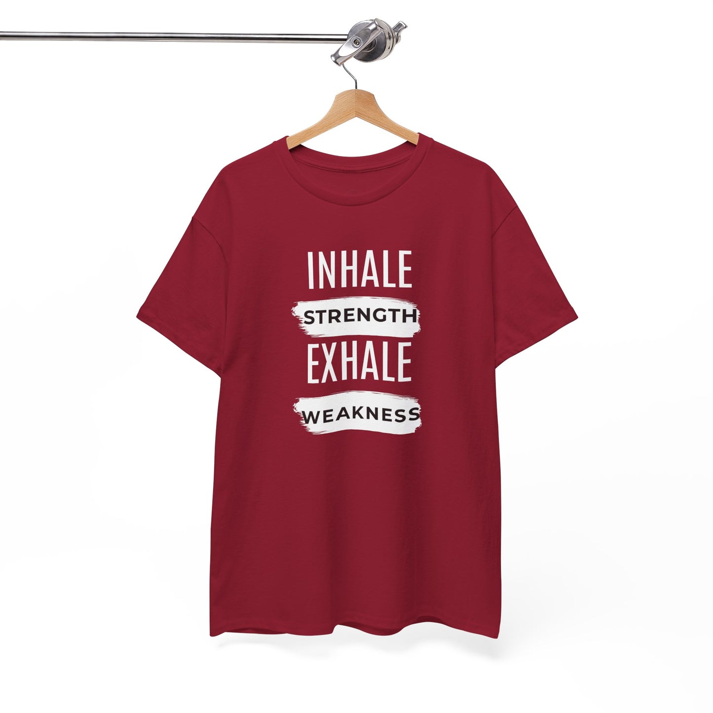 Inhale strength exhale weakness shirt for Fitness Enthusiasts, Workout Shirt, Motivational Gift, Gym Apparel, Inspirational [...]
