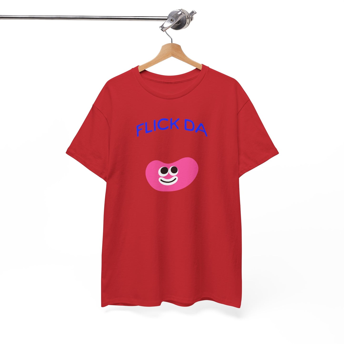 Flick Da Bean T-shirt , Funny T-Shirt, Fun Casual Wear, Gift for Friends, Everyday Summer Style, Comfortable Tee