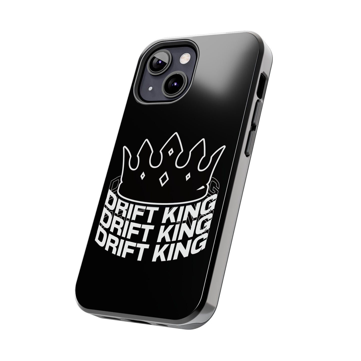 Drift King crown iPhone phone case | Tough Phone Case, racing typography iphone compatible