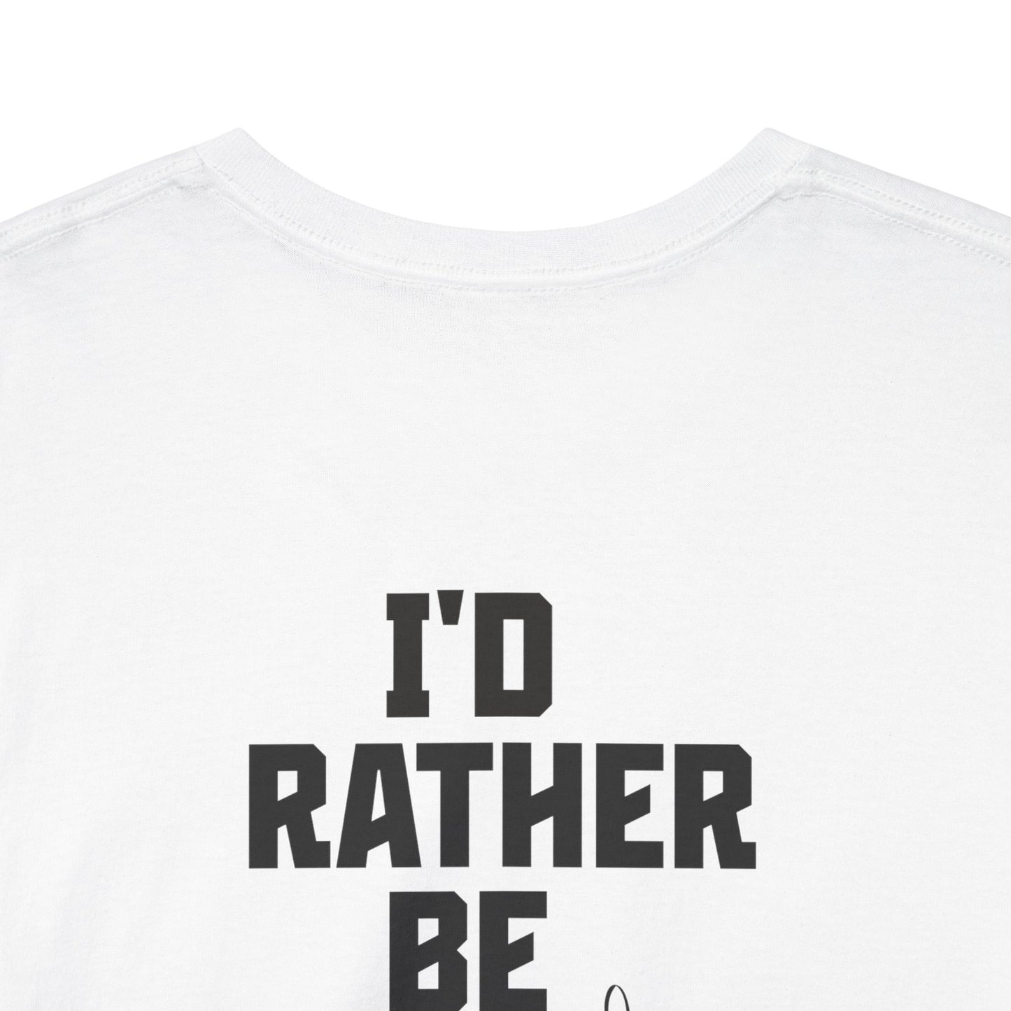 I'd Rather Be Fishing Tee | Fishing Graphic Shirt, Angler Design
