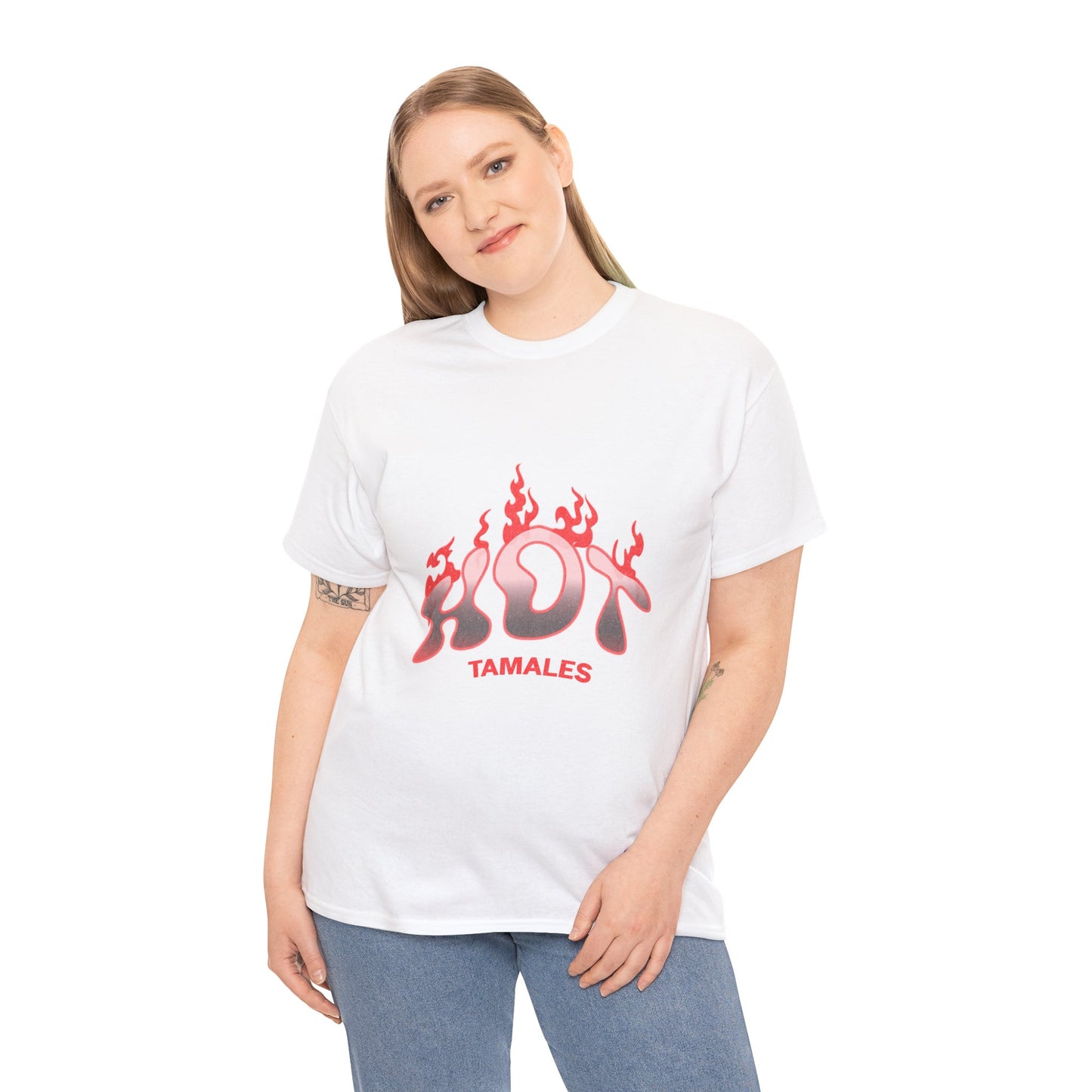 Funny Hot Tamales Unisex Tee, Casual Wear, Summer Style, Gift for Food Lovers, Trendy Graphic T-Shirt, Fun Statement Tee