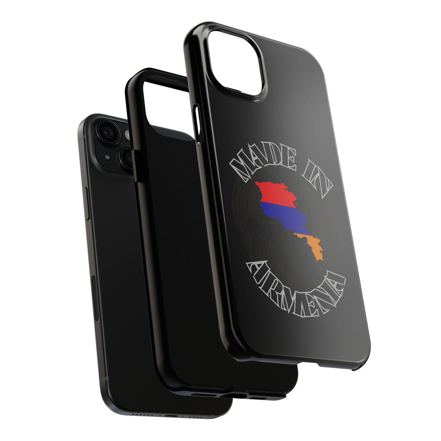 Made in Armenia iPhone Phone Case | Armenian Flag Map, Patriotic Armenia Phone Case iphone compatible