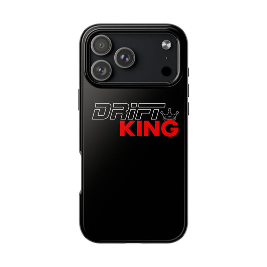 Drift King iPhone Compatible Black Phone Case | Tough Protective Phone Case