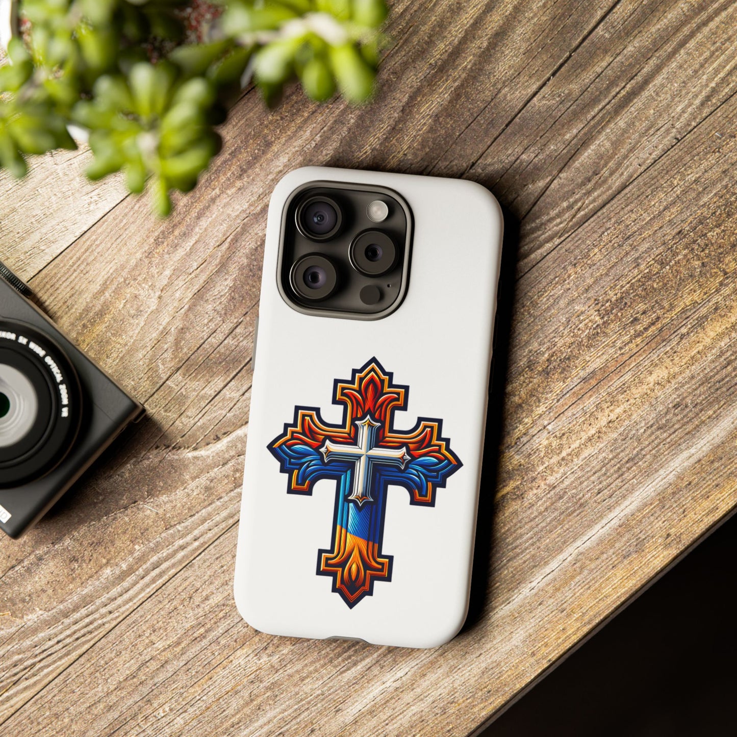 Armenian cross flag phone case iPhone Samsung Google, Christian phone case, white phone case