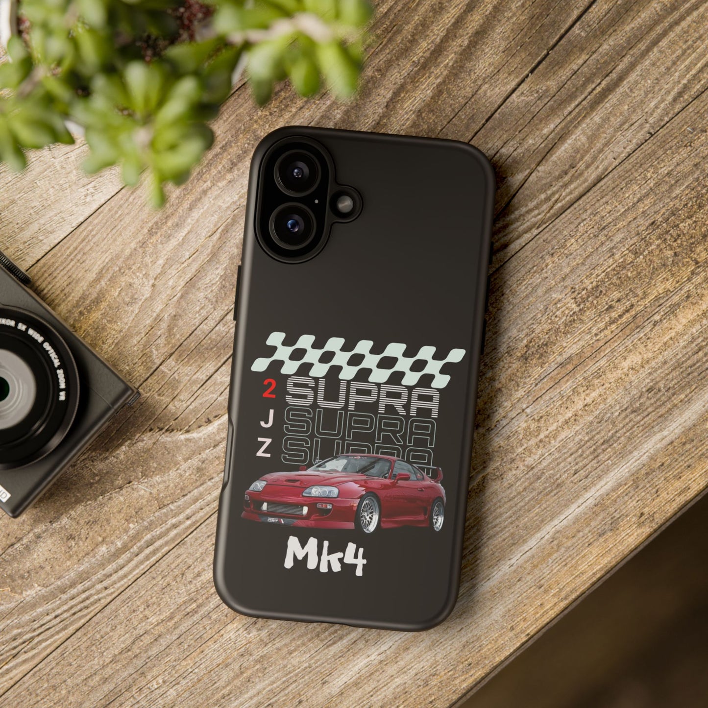 Toyota Supra Car Enthusiasts | Mk4 Supra Phone Case, Racing Accessories, Birthday & Holiday Present, Customizable Design