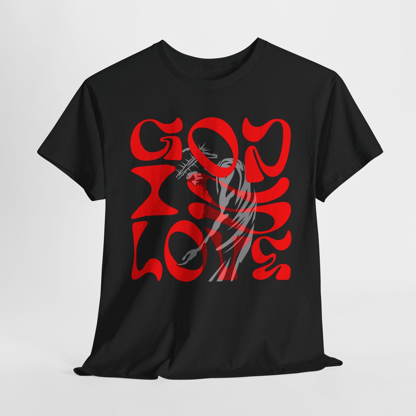 God is Love t-shirt, Christian T-shirt, face T-shirt