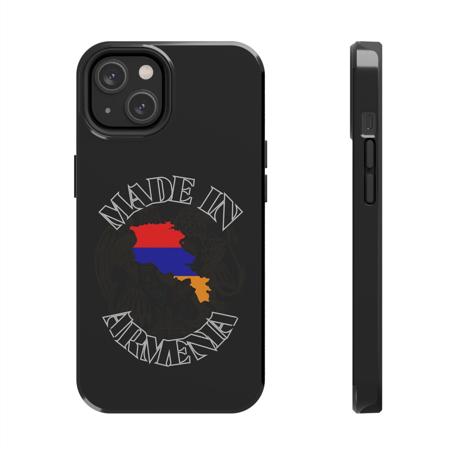 Made in Armenia iPhone Phone Case | Armenian Flag Map, Patriotic Armenia Phone Case iphone compatible