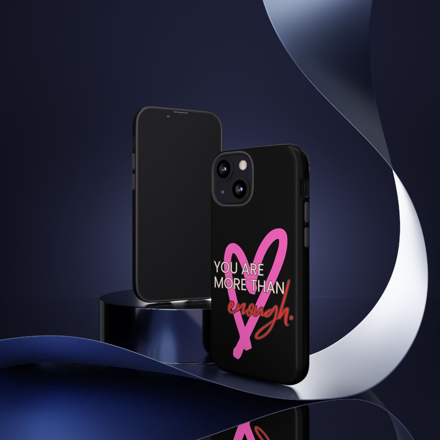 You are more than enough black phone case cute phone case gift, phone case for her