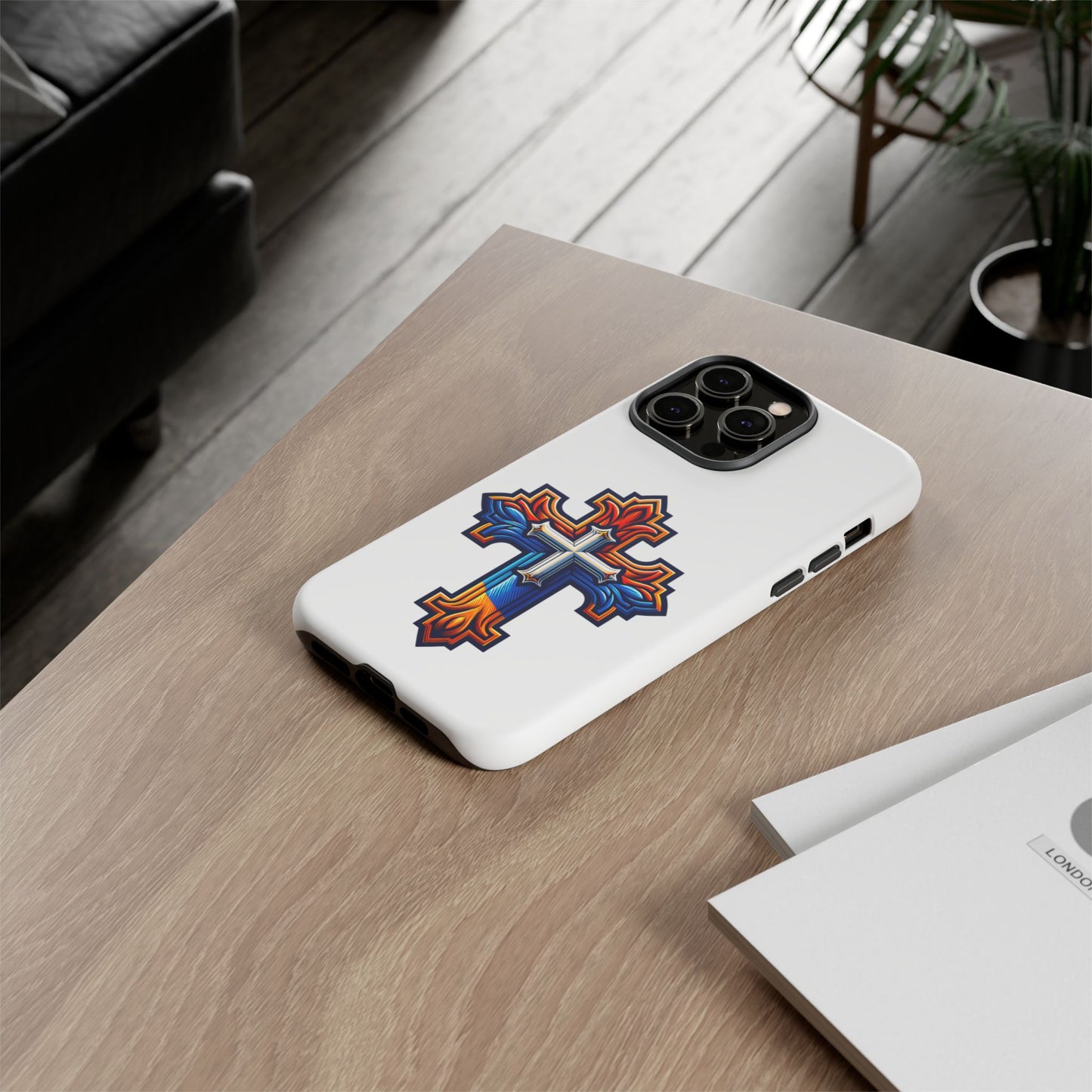 Armenian cross flag phone case iPhone Samsung Google, Christian phone case, white phone case