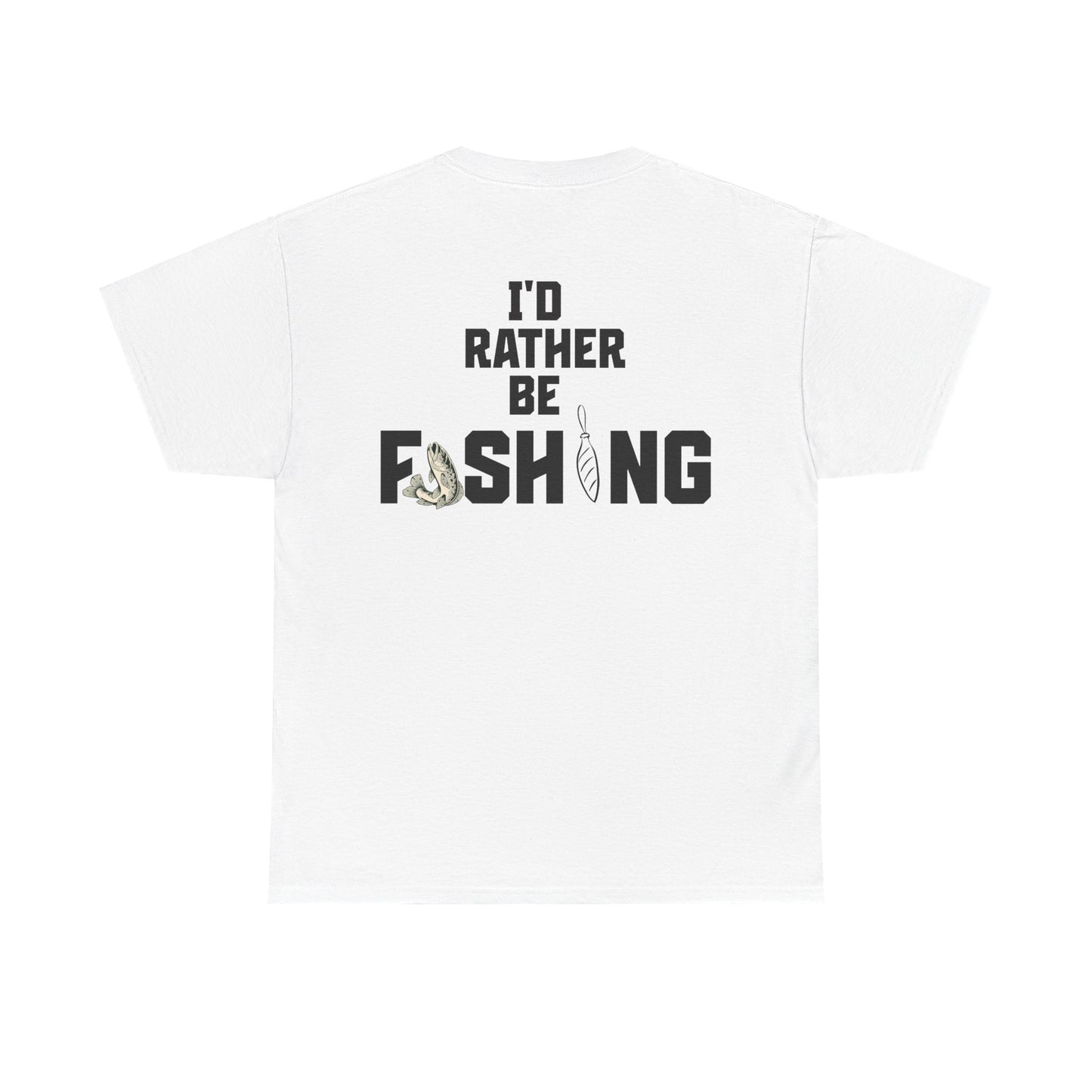 I'd Rather Be Fishing Tee | Fishing Graphic Shirt, Angler Design
