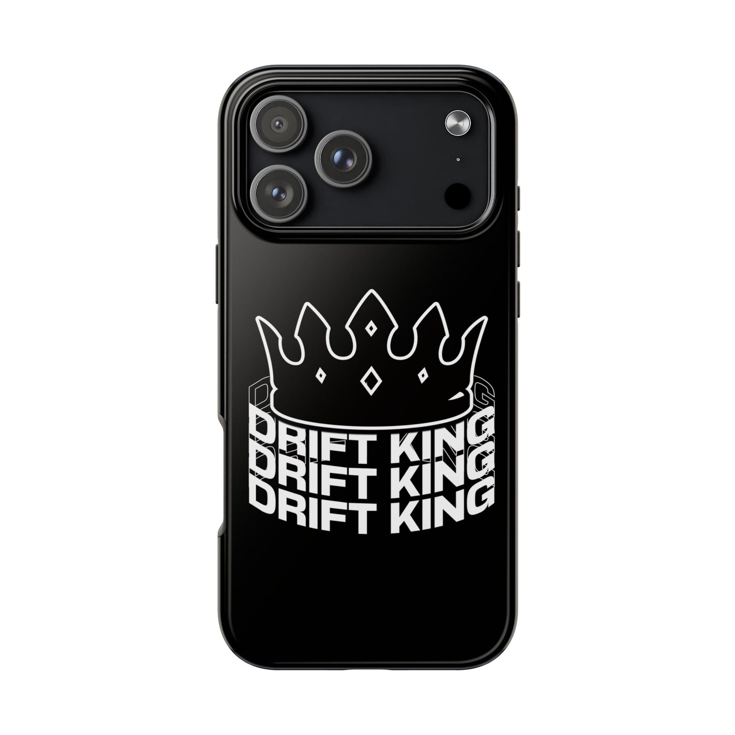 Drift King crown iPhone phone case | Tough Phone Case, racing typography iphone compatible