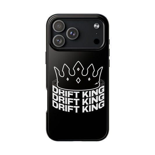 Drift King crown iPhone phone case | Tough Phone Case, racing typography iphone compatible