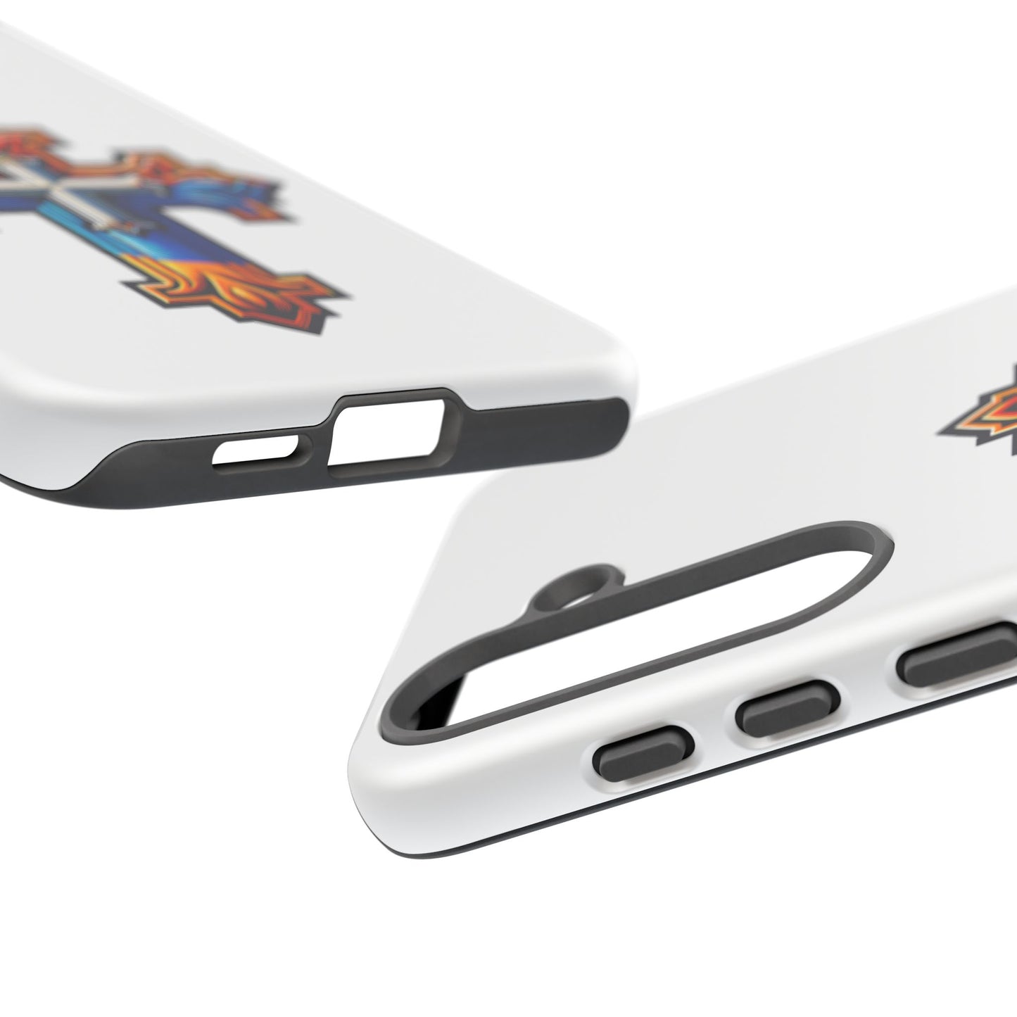 Armenian cross flag phone case iPhone Samsung Google, Christian phone case, white phone case
