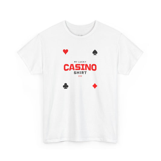 My Lucky Casino T-Shirt, Unisex Tee, Gambling Shirt, Casino Night Attire, Poker Night Apparel, Gift for Gamblers