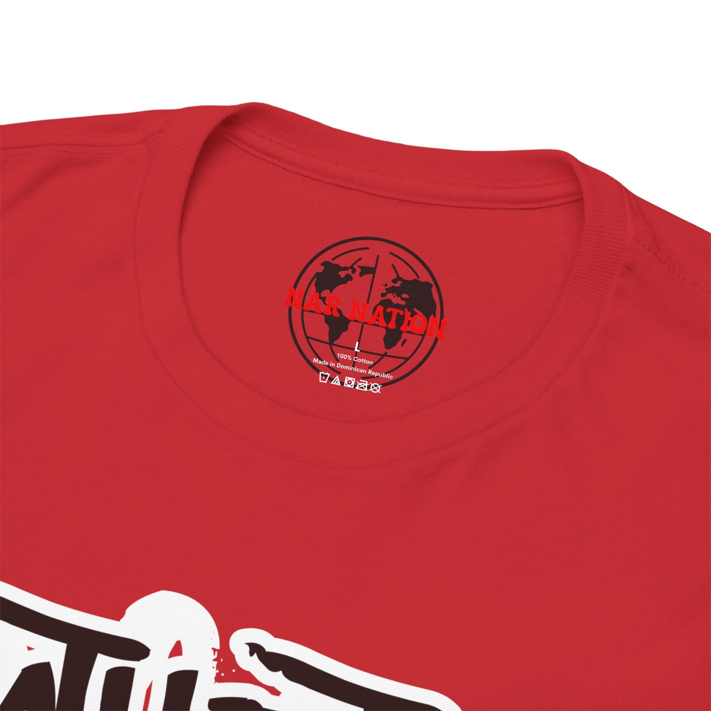 Athletic Graffiti T-Shirt — Red & Black Streetwear Logo Tee