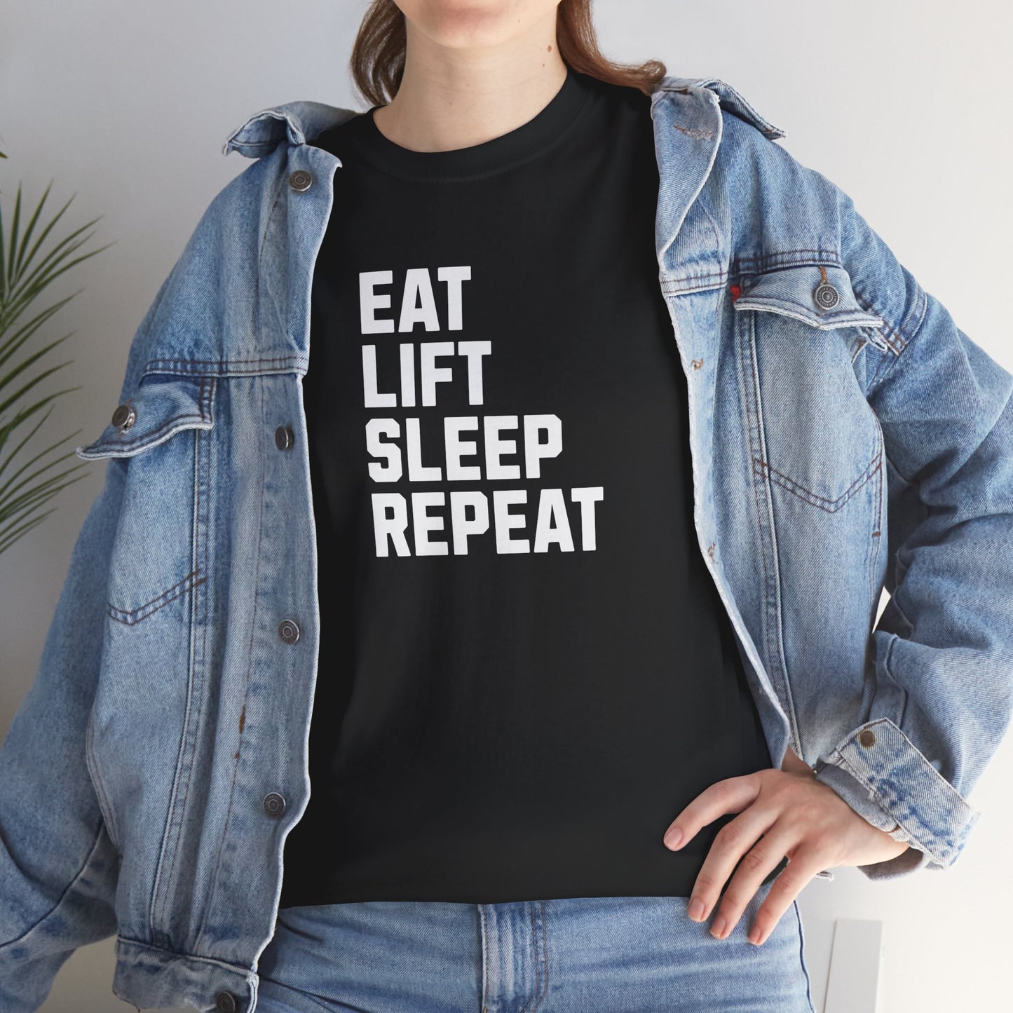 Eat Lift Sleep Repeat, Gym Shirt, Workout Tee, Fitness Apparel, Motivation Gift