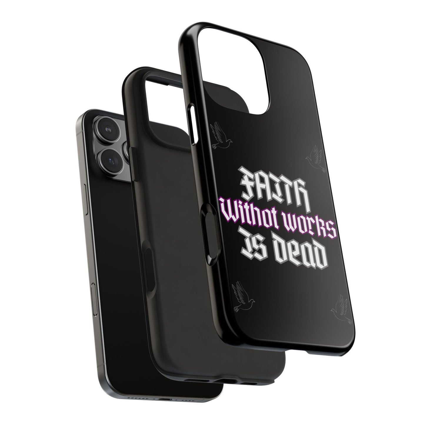 Faith Without Works Is Dead Phone Case iPhone compatible phone case | Tough Phone Case, Religious Quote