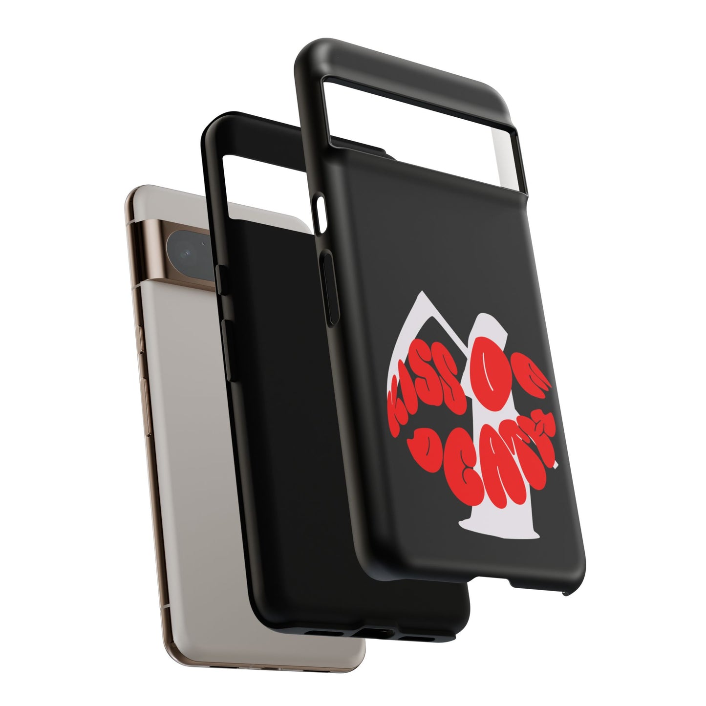 kiss Of Death Phone Case , cool phone case, cool design phone case, iPhone phone case, Samsung phone case, google phone case, black case