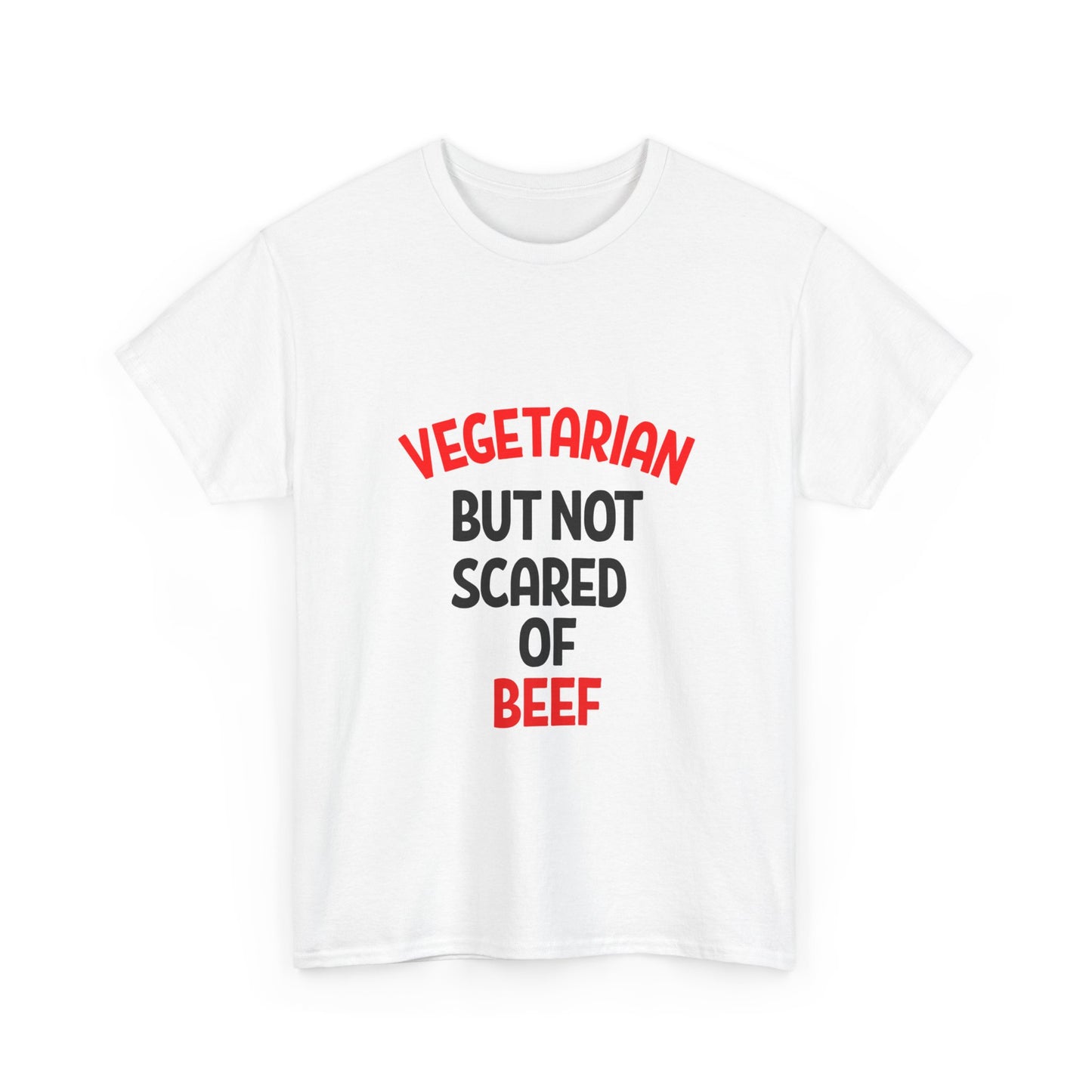 Funny Vegetarian T-Shirt, Casual Outdoor Wear, Gift for Vegetarians, Vegan Humor Shirt, Unisex Graphic Tee