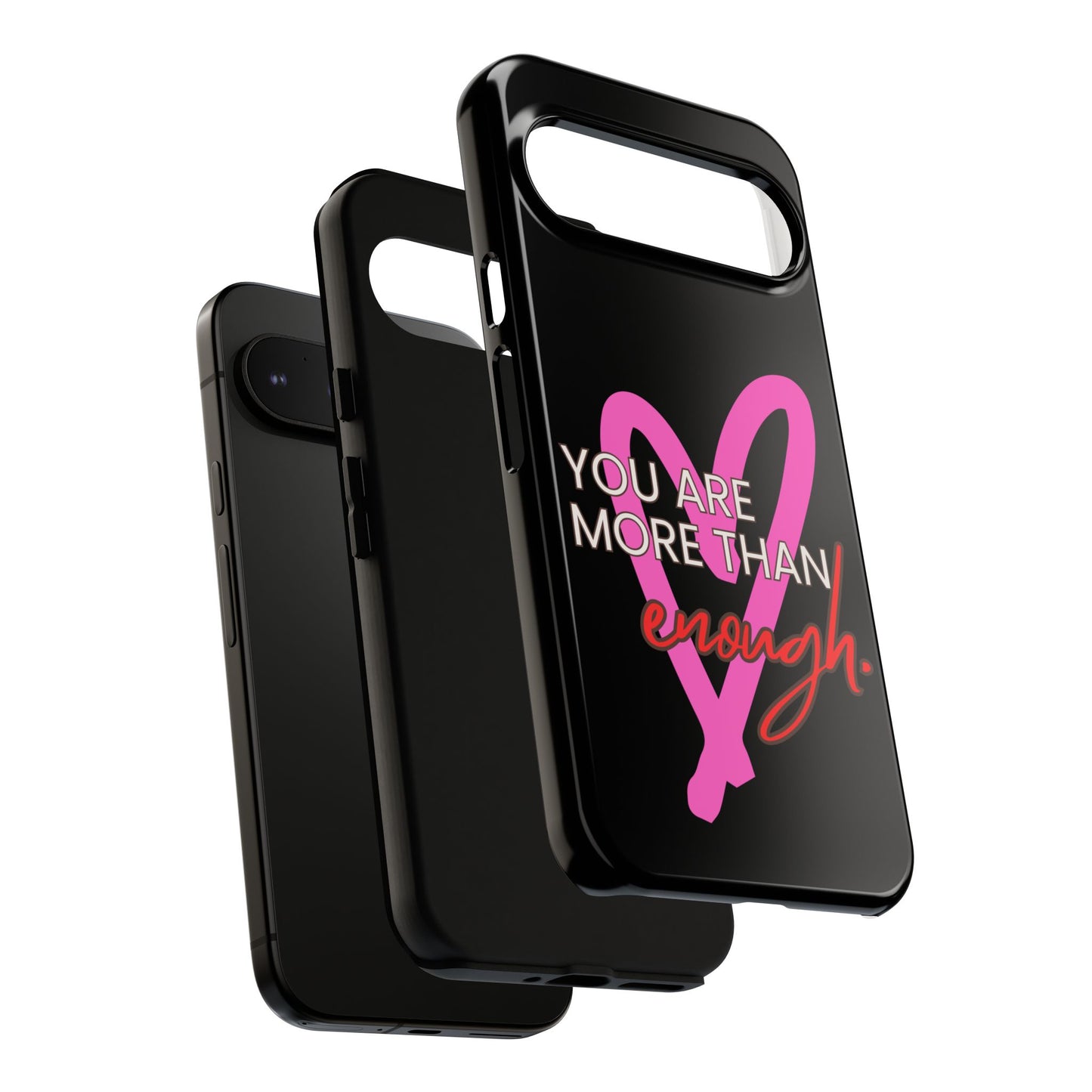 You are more than enough black phone case cute phone case gift, phone case for her