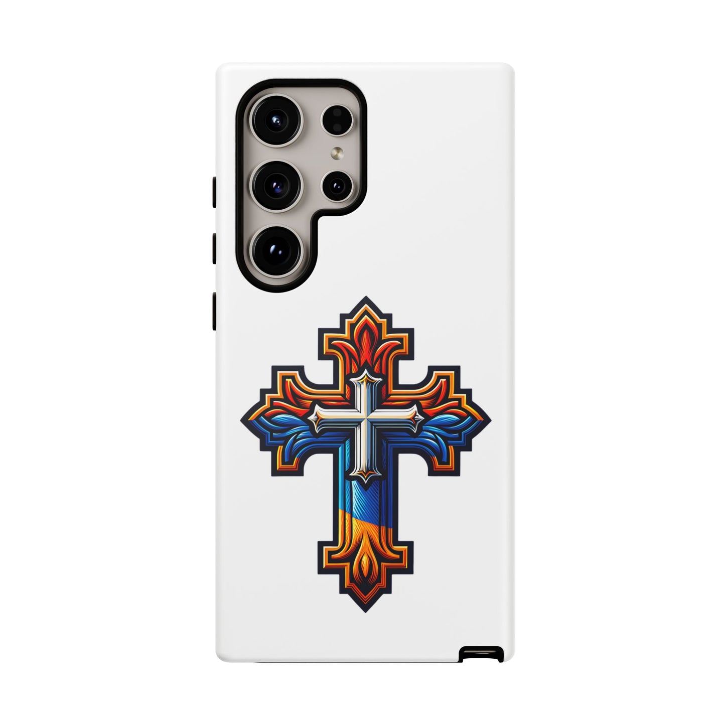 Armenian cross flag phone case iPhone Samsung Google, Christian phone case, white phone case