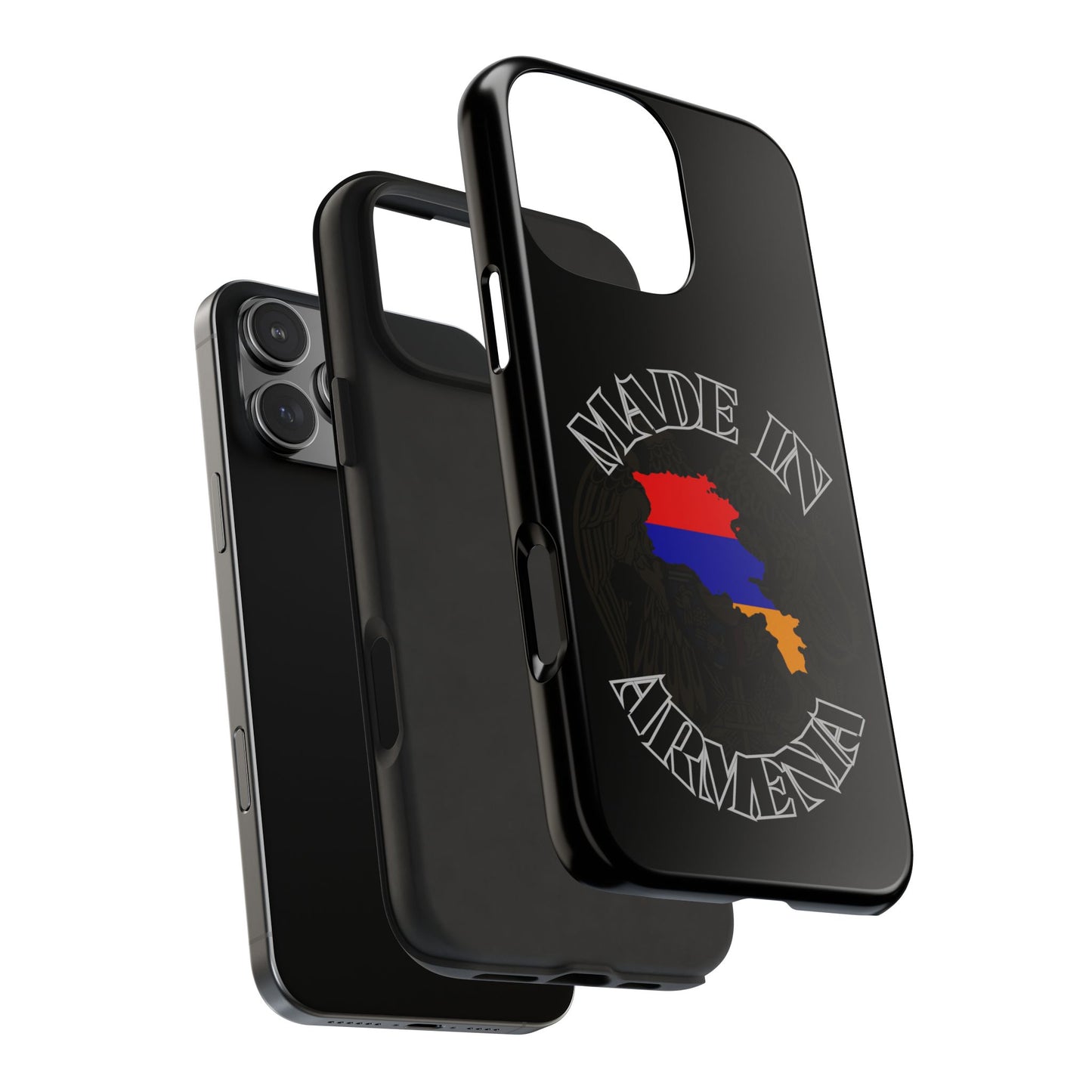 Made in Armenia iPhone Phone Case | Armenian Flag Map, Patriotic Armenia Phone Case iphone compatible