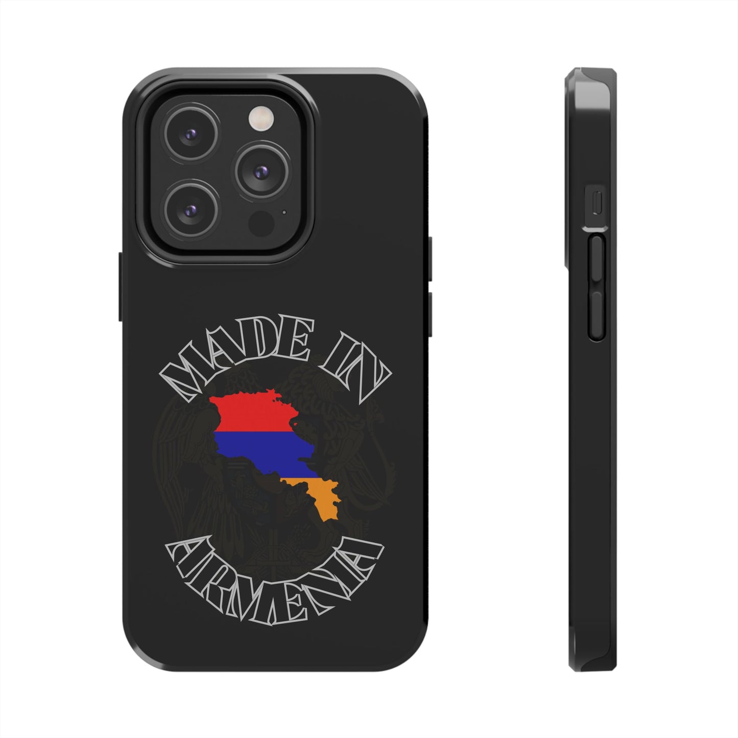 Made in Armenia iPhone Phone Case | Armenian Flag Map, Patriotic Armenia Phone Case iphone compatible