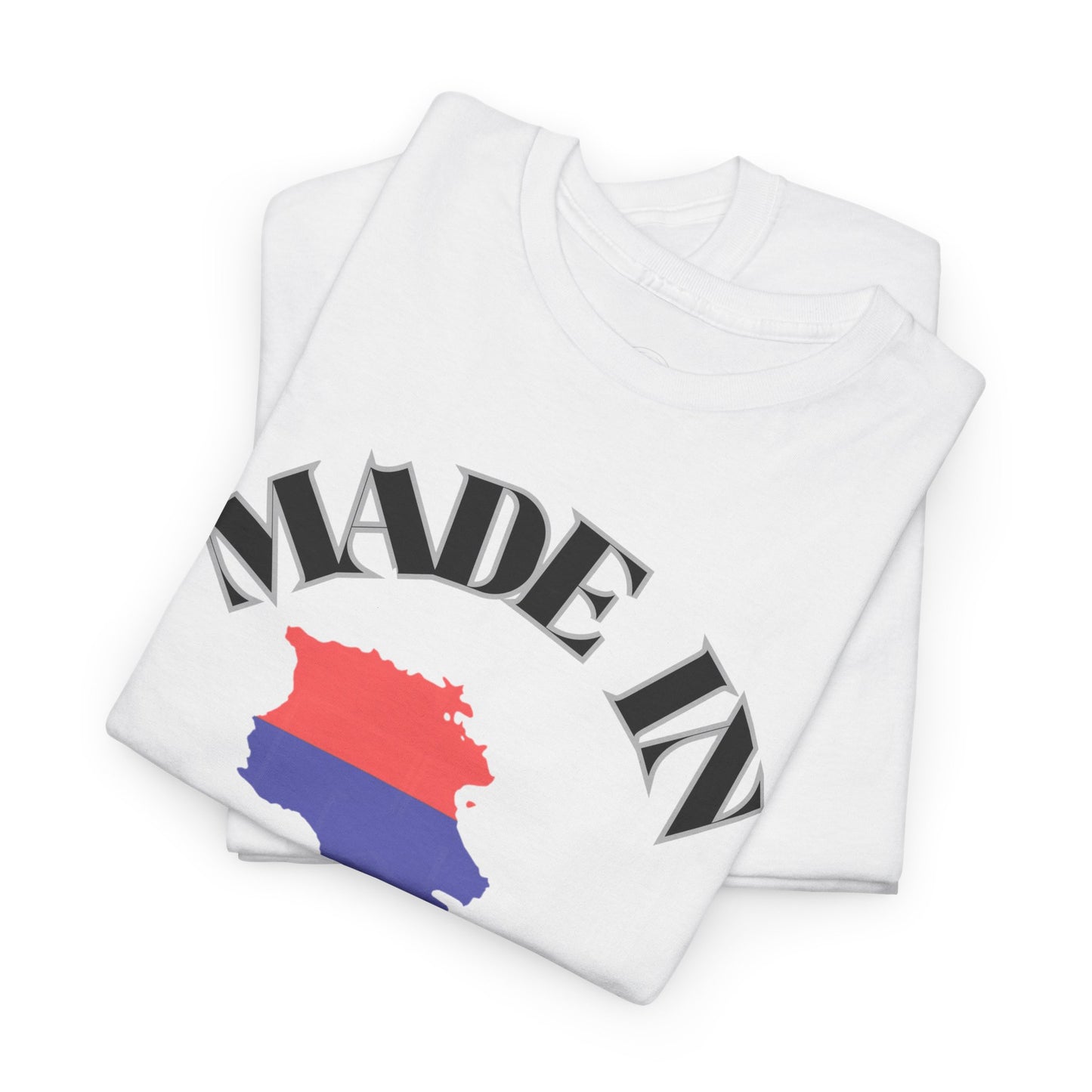 Proudly Made in Armenia Tee - Unisex Heavy Cotton T-Shirt, Armenian Pride, Gift for Him/Her, Travel Souvenir, Casual Wear, Cultural Apparel