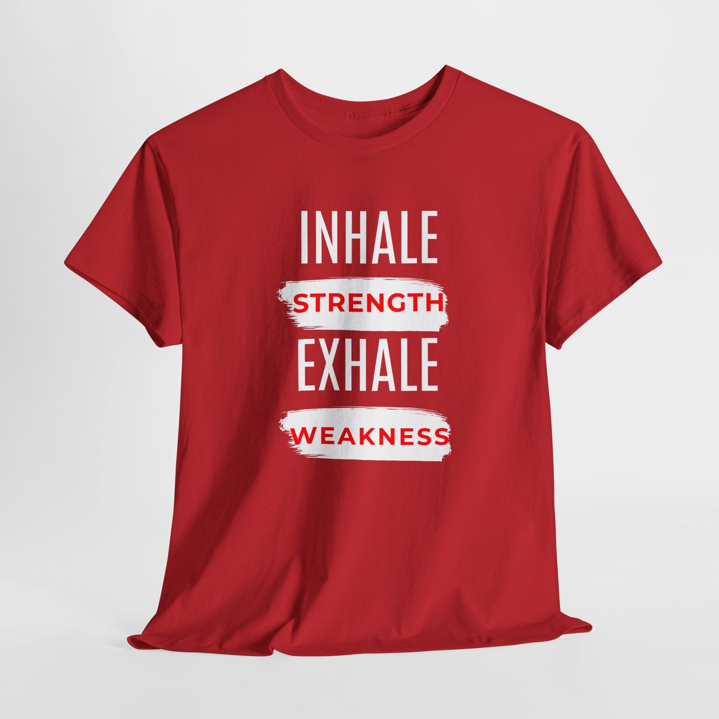 Inhale strength exhale weakness shirt for Fitness Enthusiasts, Workout Shirt, Motivational Gift, Gym Apparel, Inspirational [...]