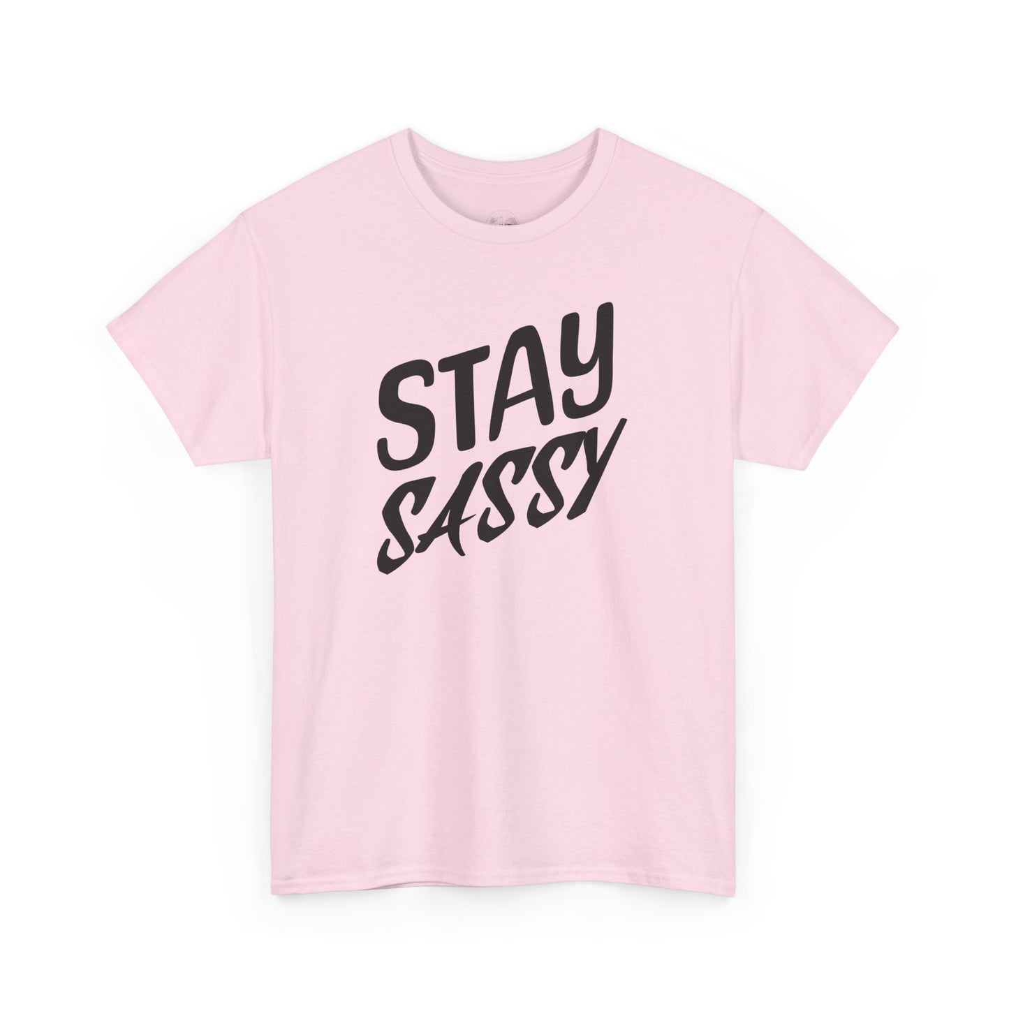 Stay Sassy Unisex Heavy Cotton Tee, Funny T-Shirt, Casual Wear, Gifts for Friends, Sassy Quote Tee, Statement T-Shirt